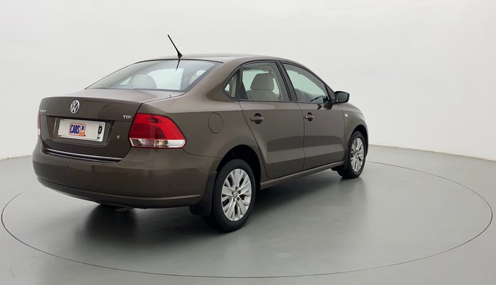 2015 Volkswagen Vento HIGHLINE TDI AT, Diesel, Automatic, 60,597 km, Right Back Diagonal
