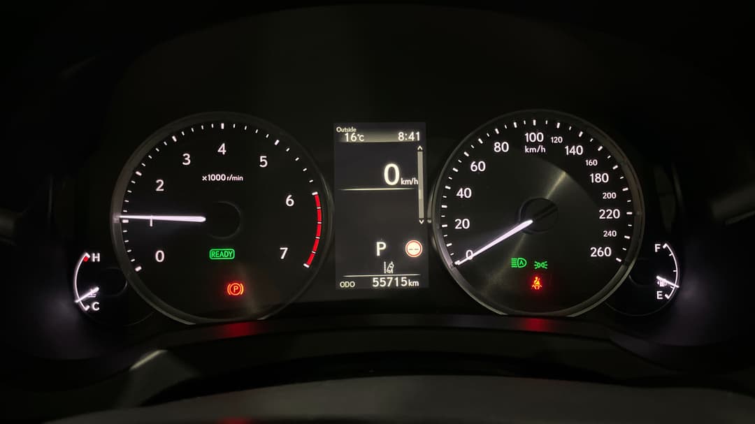 2021 Lexus Is300h Luxury Hybrid, Automatic, 55715 km, Odometer View