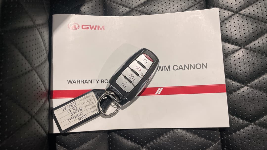 2024 GWM Ute Cannon Vanta (4x4), Automatic, 35340 km, Key Close-up