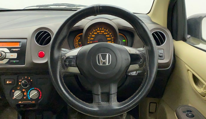 2013 Honda Amaze 1.2L I-VTEC S, Petrol, Manual, 88,948 km, Steering Wheel Close Up