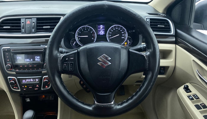 2017 Maruti Ciaz ZETA 1.4 AT, Petrol, Automatic, 49,428 km, Steering Wheel Close Up