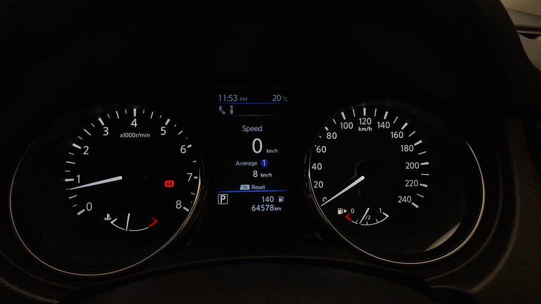 2021 Nissan X-trail St-l (2wd), Automatic, 64578 km, Odometer View