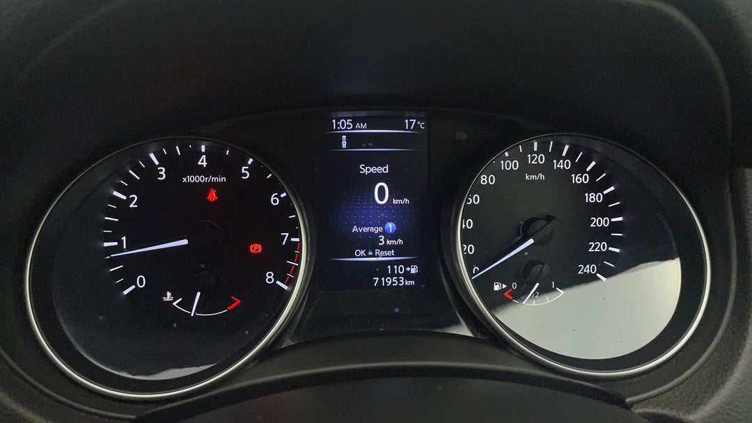 2017 Nissan Qashqai St, Manual, 71953 km, Odometer View