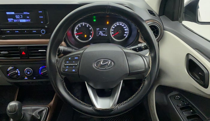 2020 Hyundai AURA S 1.2 CNG, CNG, Manual, 43,410 km, Steering Wheel Close Up