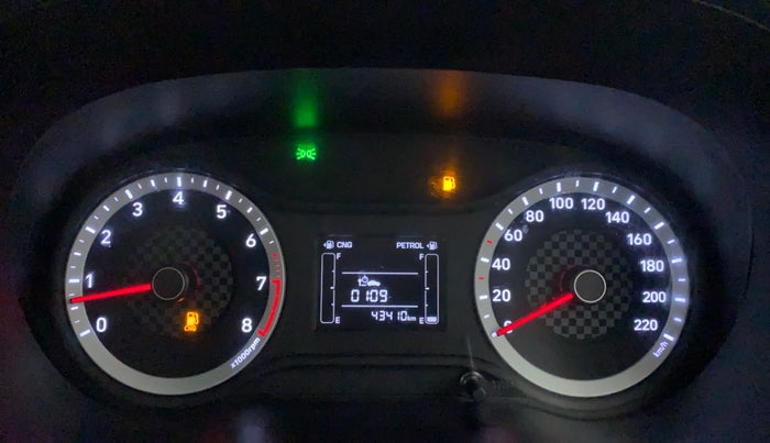 2020 Hyundai AURA S 1.2 CNG, CNG, Manual, 43,410 km, Odometer Image