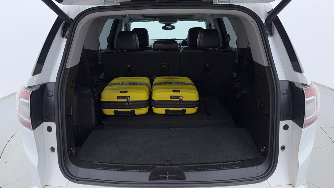 Boot Inside View with Luggage