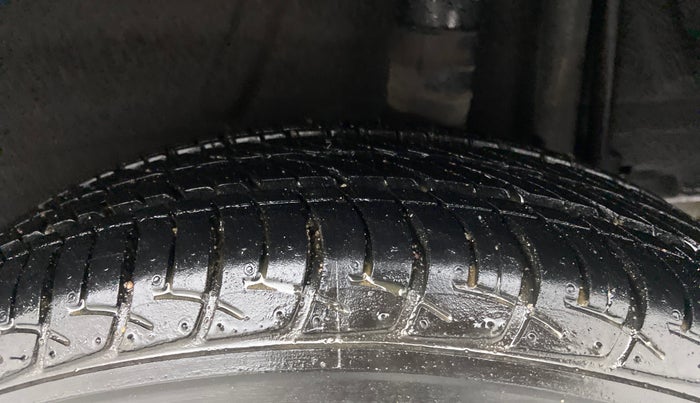 2018 Nissan Micra XL (O) CVT, Petrol, Automatic, 36,874 km, Left Rear Tyre Tread