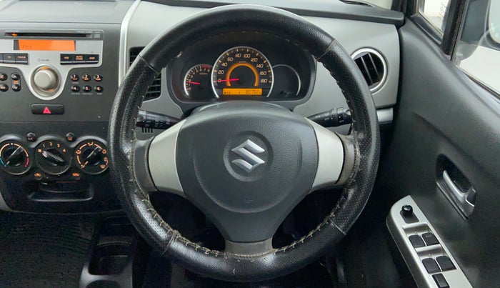 2012 Maruti Wagon R 1.0 VXI, Petrol, Manual, 80,752 km, Steering Wheel Close Up
