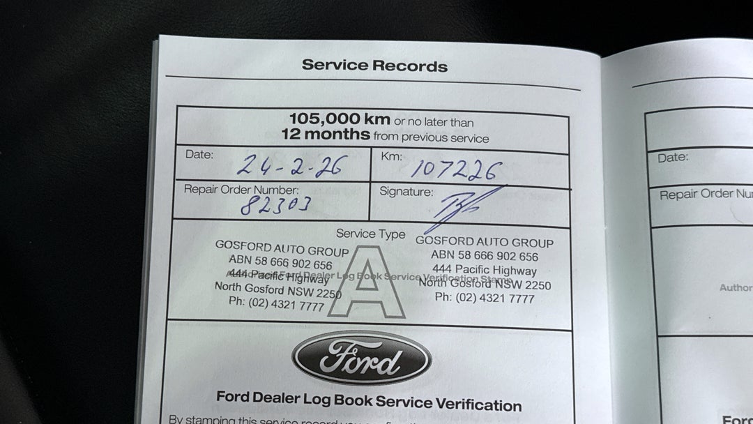 2019 Ford Everest Titanium (4WD 7 Seat), Automatic, 110075 km, Service History