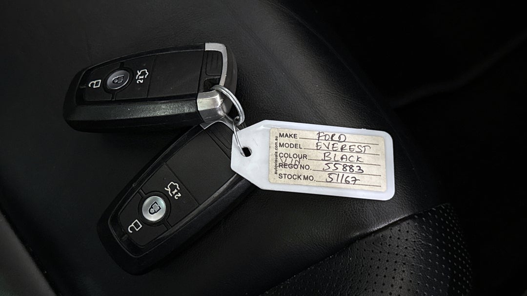 2019 Ford Everest Titanium (4WD 7 Seat), Automatic, 110075 km, Key Close-up