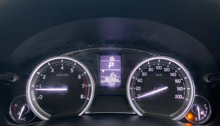 2017 Maruti Ciaz DELTA 1.4 AT PETROL, Petrol, Automatic, 36,066 km, Odometer Image
