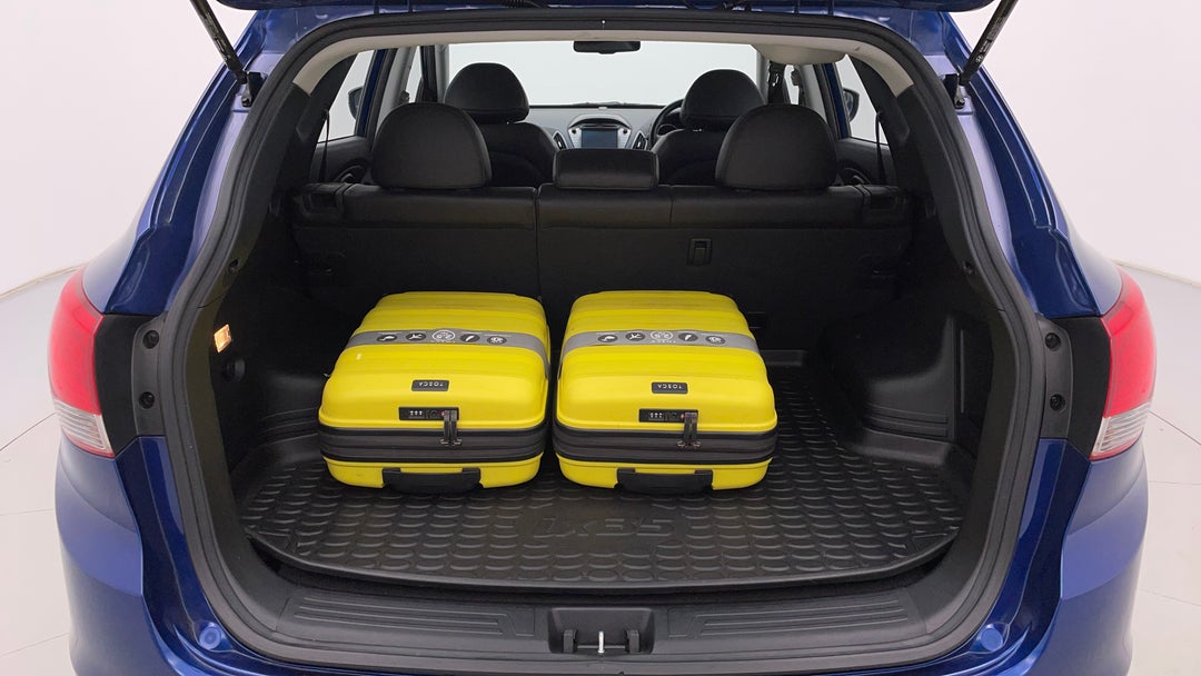 Boot Inside View with Luggage