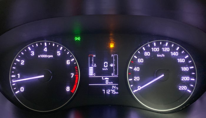 2017 Hyundai Elite i20 SPORTZ 1.2, Petrol, Manual, 71,589 km, Odometer Image