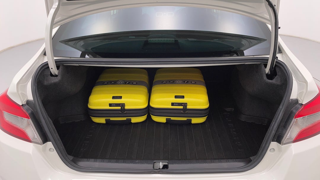 Boot Inside View with Luggage