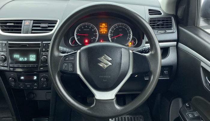 2014 Maruti Swift ZXI D, Petrol, Manual, 63,486 km, Steering Wheel Close Up