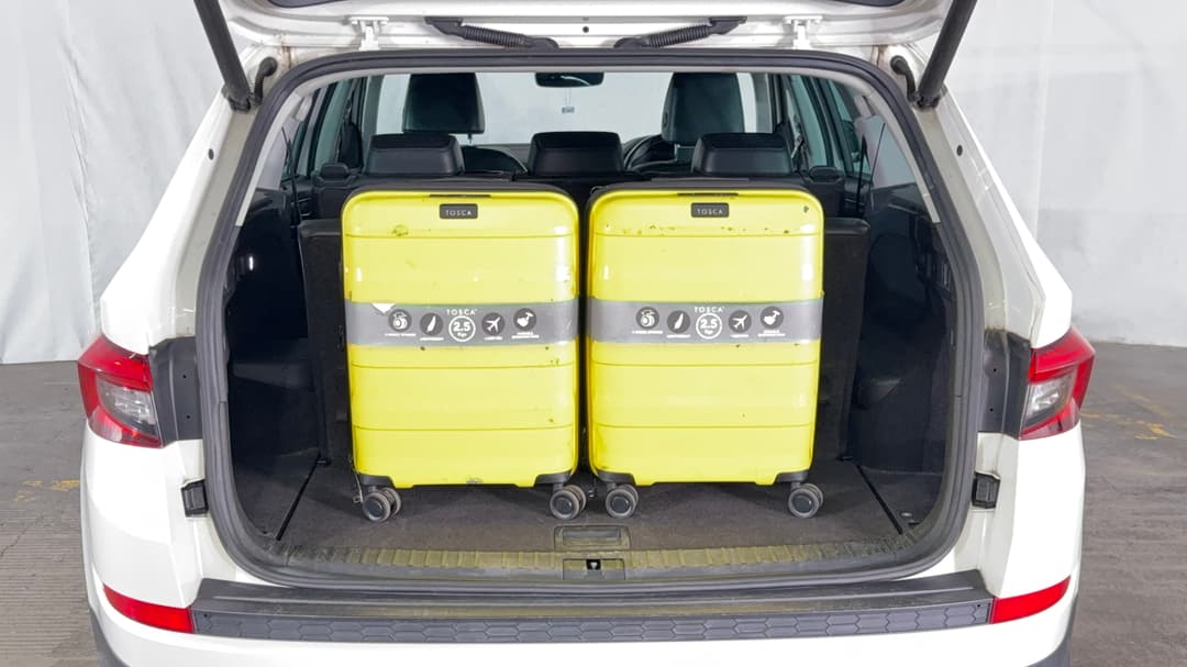 Boot Inside View with Luggage