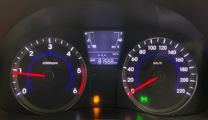 2011 Hyundai Verna FLUIDIC 1.6 EX CRDI, Diesel, Manual, 81,603 km, Odometer Image