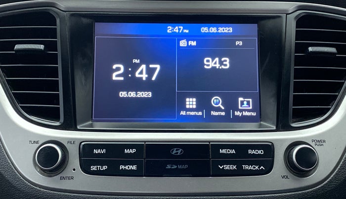 2019 Hyundai Verna 1.6 CRDI SX + AT, Diesel, Automatic, 47,738 km, Infotainment System