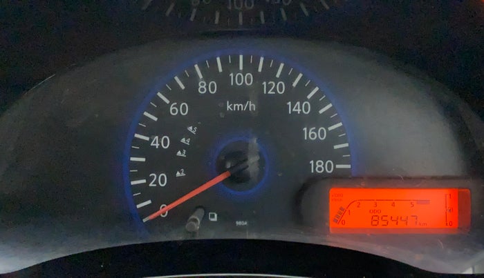 2017 Datsun Go ANNIVERSARY EDITION, Petrol, Manual, 85,447 km, Odometer Image
