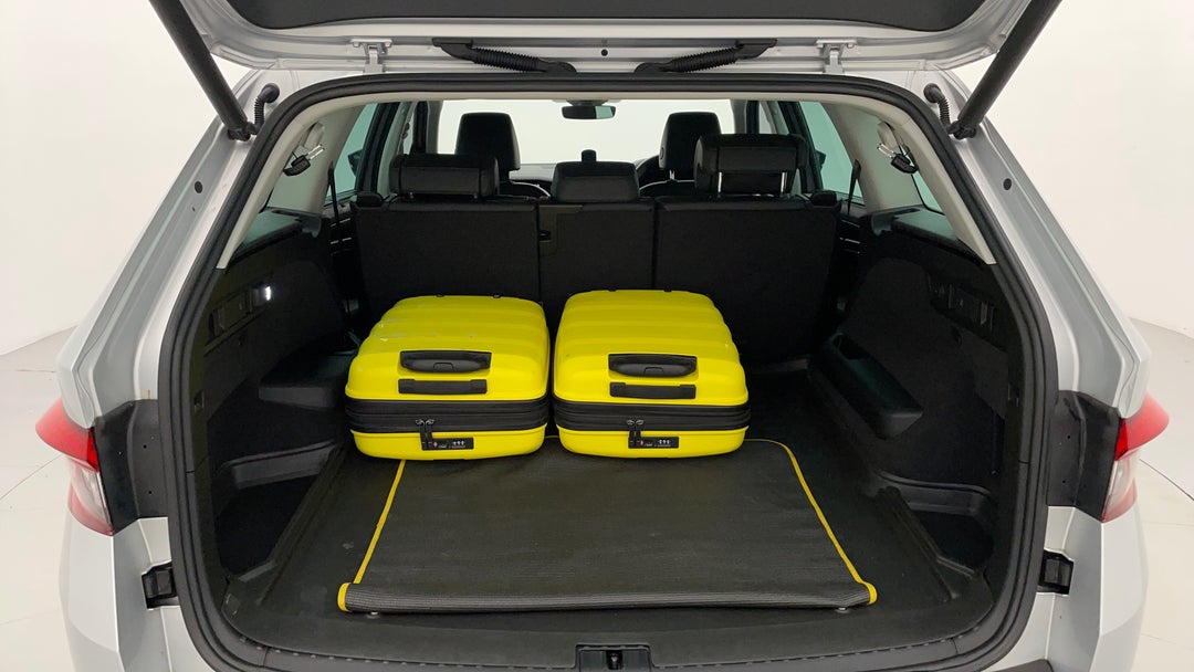 Boot Inside View with Luggage