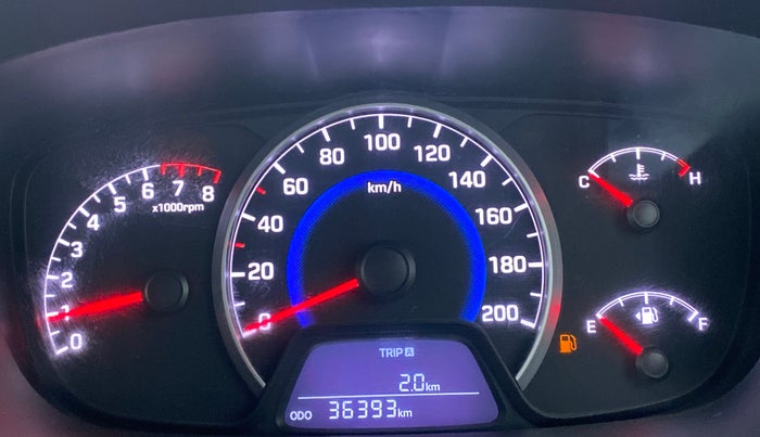 2014 Hyundai Grand i10 SPORTZ 1.2 KAPPA VTVT, Petrol, Manual, 36,500 km, Odometer Image