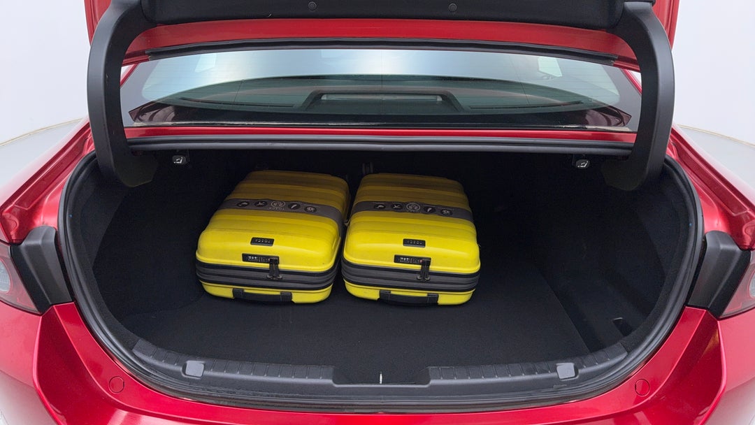 Boot Inside View with Luggage