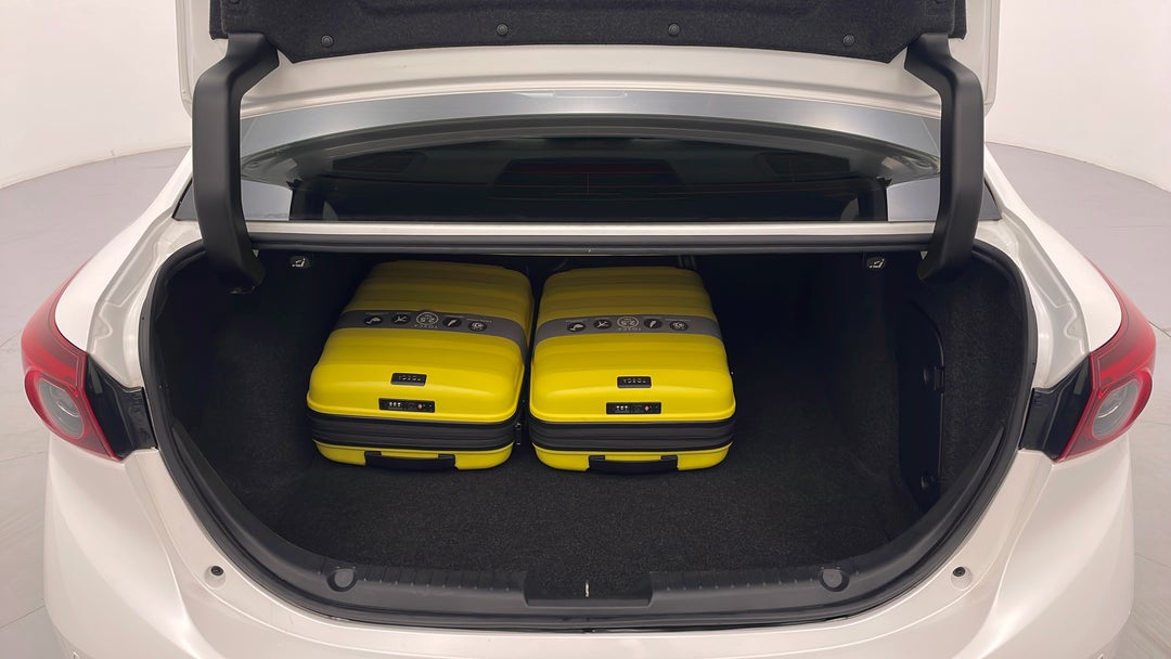 Boot Inside View with Luggage