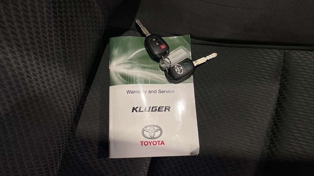 2019 Toyota Kluger Gx (4x2), Automatic, 150398 km, Key Close-up