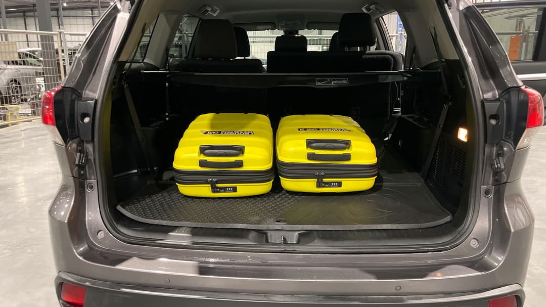 2019 Toyota Kluger Gx (4x2), Automatic, 150398 km, Boot Inside View with Luggage