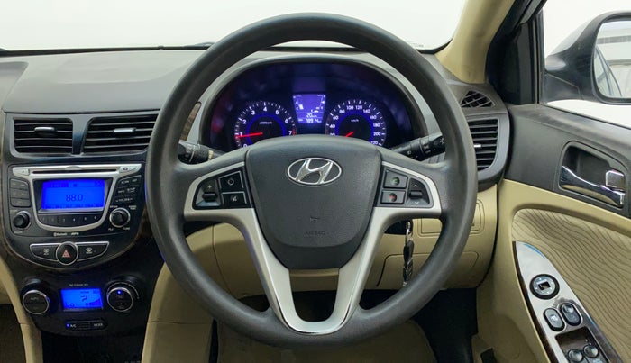 2012 Hyundai Verna FLUIDIC 1.6 VTVT EX, Petrol, Manual, 78,912 km, Steering Wheel Close Up