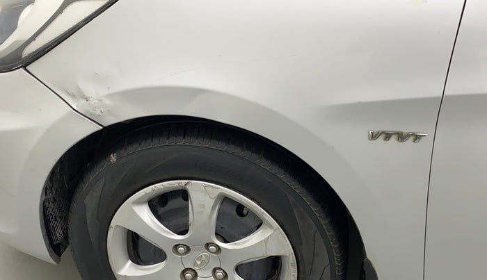 2012 Hyundai Verna FLUIDIC 1.6 VTVT EX, Petrol, Manual, 78,912 km, Left fender - Slightly dented