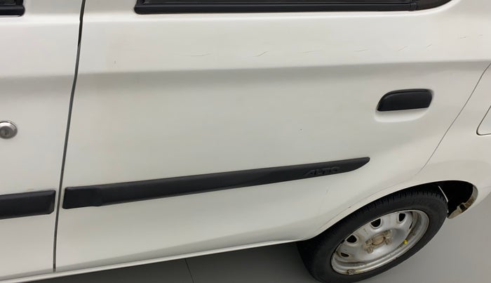 2017 Maruti Alto K10 LXI, Petrol, Manual, 50,582 km, Rear left door - Paint has faded