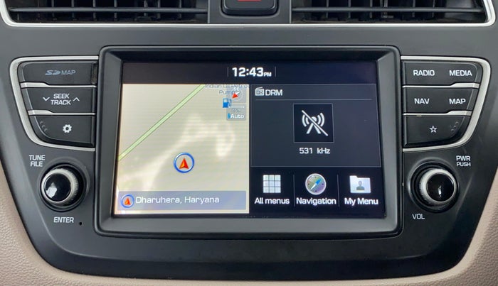2019 Hyundai Elite i20 1.2 SPORTS PLUS VTVT, Petrol, Manual, 29,484 km, Infotainment System