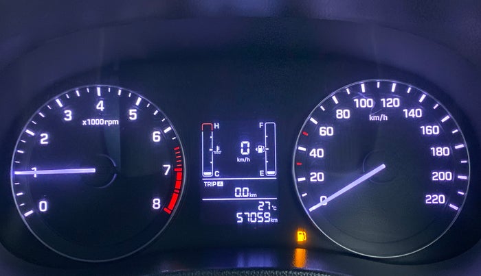 2016 Hyundai Creta 1.6 S, Petrol, Manual, 57,449 km, Odometer Image