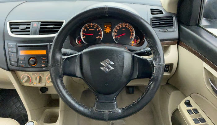 2014 Maruti Swift Dzire VXI, Petrol, Manual, 55,835 km, Steering Wheel Close Up