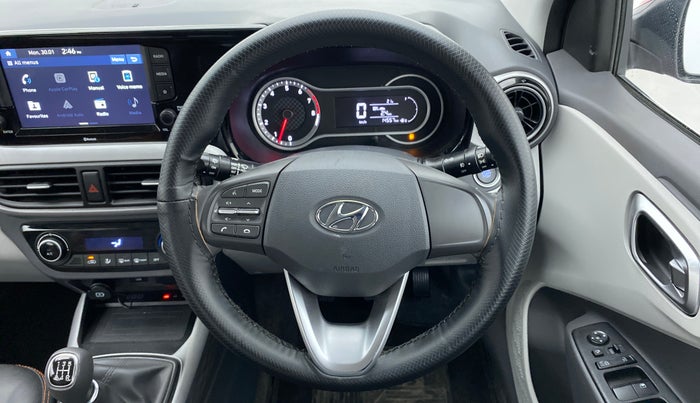 2021 Hyundai GRAND I10 NIOS ASTA 1.2 KAPPA VTVT, Petrol, Manual, 14,556 km, Steering Wheel Close Up