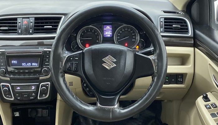 2017 Maruti Ciaz ZETA 1.4 VVT, Petrol, Manual, 50,475 km, Steering Wheel Close Up