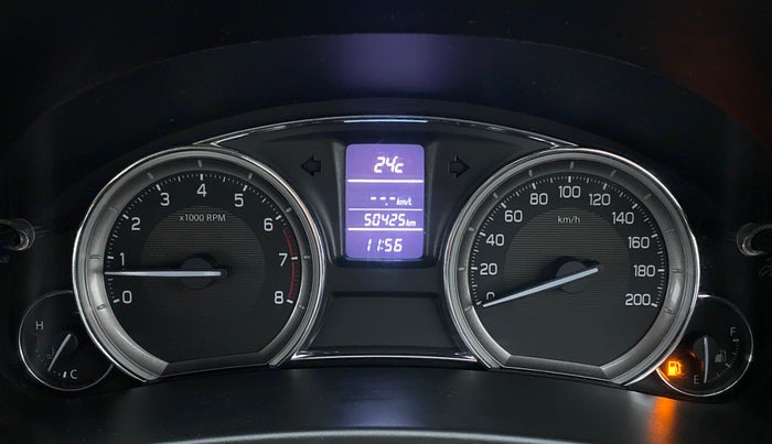 2017 Maruti Ciaz ZETA 1.4 VVT, Petrol, Manual, 50,475 km, Odometer Image