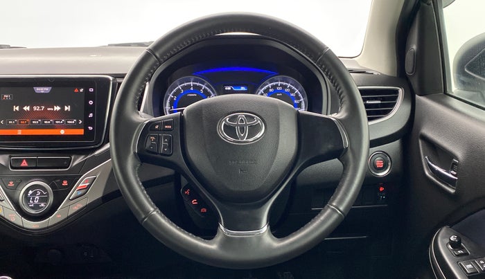 2019 Toyota Glanza V MT PETROL, Petrol, Manual, 24,520 km, Steering Wheel Close Up