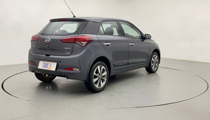 2015 Hyundai Elite i20 SPORTZ (O) 1.2, Petrol, Manual, 20,534 km, Right Back Diagonal (45- Degree) View