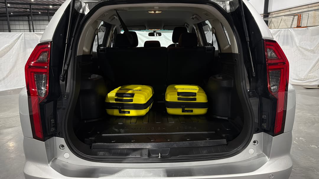 2022 Mitsubishi Pajero Sport Glx (2WD) 5 Seat, Automatic, 68536 km, Boot Inside View with Luggage