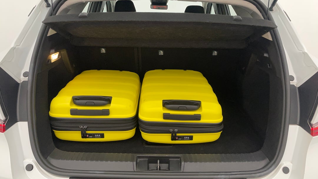 Boot Inside View with Luggage