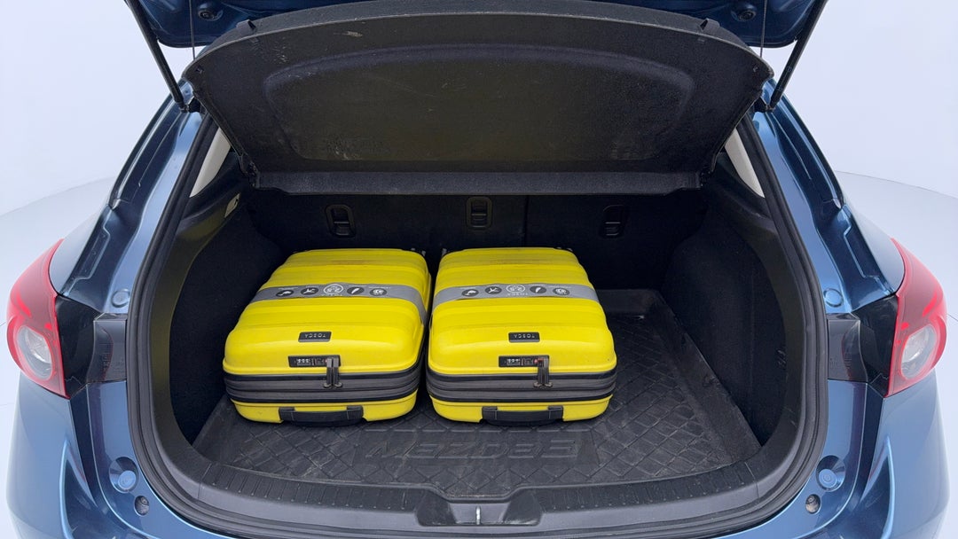 Boot Inside View with Luggage