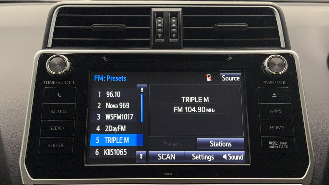 2020 Toyota Landcruiser Prado Gxl (4x4), Automatic, 43397 km, Infotainment System