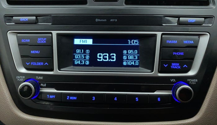 2016 Hyundai Elite i20 ASTA 1.2, Petrol, Manual, 46,947 km, Infotainment System