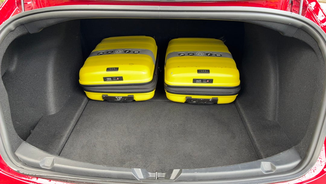 Boot Inside View with Luggage