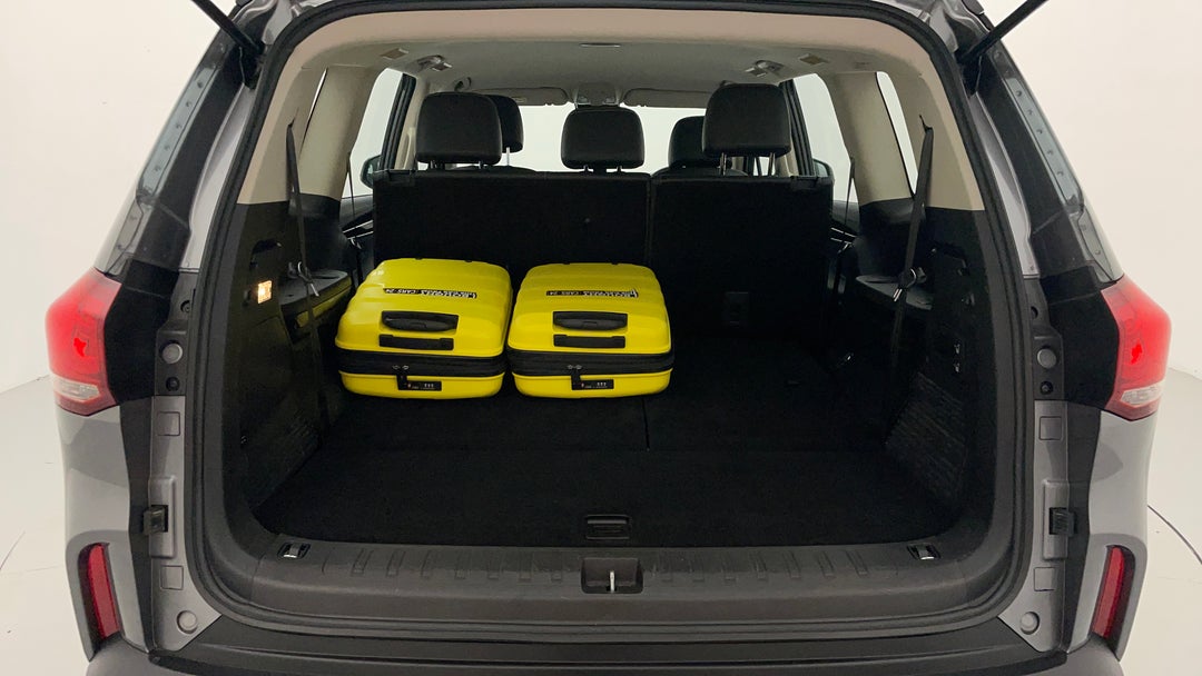 Boot Inside View with Luggage