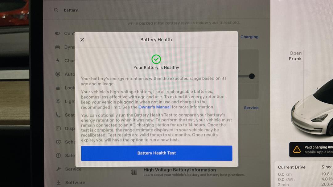 2021 Tesla Model 3 Standard Range Plus RWD, Automatic, 42960 km, Car Battery Health