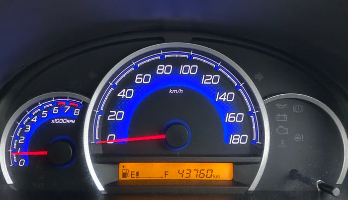 2018 Maruti Wagon R 1.0 VXI OPT, Petrol, Manual, 43,806 km, Odometer Image