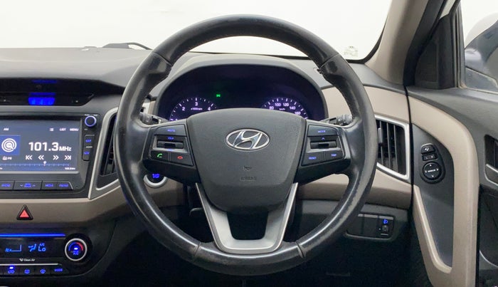 2016 Hyundai Creta SX PLUS AT 1.6 DIESEL, Diesel, Automatic, 72,821 km, Steering Wheel Close Up